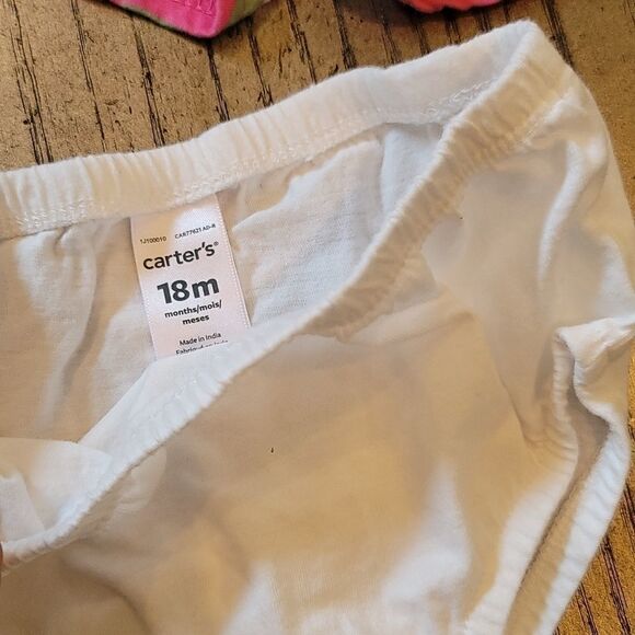 18-24 month pj shorts and diaper cover🤍 - Picture 3 of 5